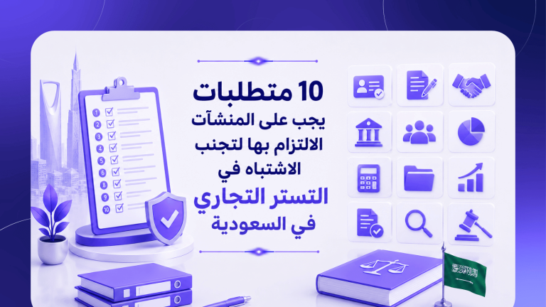 10 متطلبات يجب على المنشآت الالتزام بها لتجنب الاشتباه في التستر التجاري في السعودية