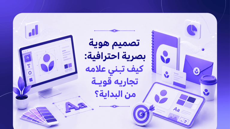 تصميم هوية بصرية احترافية: كيف تبني علامة تجارية قوية من البداية؟
